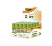 BIC ECOlutions Bâtons de Colle Blanche - 21 g, Boîte de 20 G