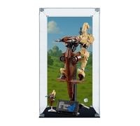 Ecometa - Boîtier en Plexiglass Arca Lite Compatible Lego® pour Set Droïde de Combat sur Son STAP (75428) | avec Fond Amovible