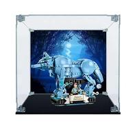 Ecometa - Boîtier en Plexiglass Arca Lite Compatible Lego® pour Set Expecto Patronum (Loup) (76414) | avec Fond Amovible