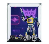 Ecometa - Boîtier en Plexiglass Arca Lite Compatible Lego® pour Set Transformers: Soundwave (10358) | avec Fond Amovible