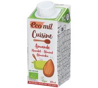 EcoMil Crème Cuisine Amandes Bio sans sucres 200 ml