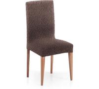 ECOMMERC3 2 Housses de Chaise en Tissu Jacquard bi-élastique - Housses de Chaise Marron Super élastiques, Respirantes et réglables