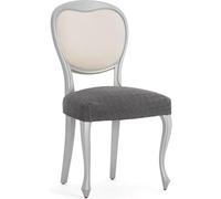 ECOMMERC3 2 Housses de Chaise en Tissu Super élastique - Housses pour Chaise Couleur Gris foncé bi-élastiques, Respirantes et adaptables à Plusieurs modèles, Protection Contre l'usure Quotidienne