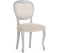 ECOMMERC3 | 2 Housses de Chaise en Tissu Super élastique - Housses pour Chaise Couleur Lin bi-élastiques, Respirantes et adaptables à Plusieurs modèles, Protection Contre l'usure Quotidienne
