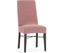 ECOMMERC3 2 Housses de Chaise en Tissu Super élastique - Housses pour Chaise de Couleur Rose bi-élastiques, Respirantes et adaptables à Plusieurs modèles, Protection Contre l'usure Quotidienne
