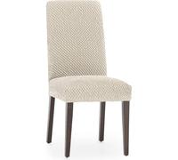 ECOMMERC3 2 Housses de Chaise universelles et polyvalentes - Housse de Chaise Couleur écru, Protecteur Facile à Placer pour Dossier, siège et accoudoirs