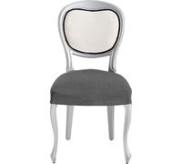 ECOMMERC3 2 Housses de Chaise universelles et polyvalentes - Housse de Chaise de Couleur Grise protectrice, Facile à Installer pour Dossier, siège et accoudoirs