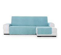 ECOMMERC3 Chaiselong Housse de canapé Mini Droite rembourrée et antidérapante Turquoise Protection complète, Confort et Style, Design réglable et Lavable