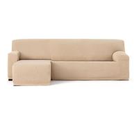 ECOMMERC3 Chaiselong Housse de canapé Universelle et Polyvalente avec accoudoir Court Gauche Beige