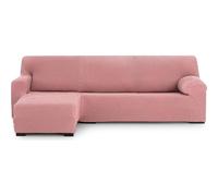 ECOMMERC3 Chaiselong Housse de canapé Universelle et Polyvalente avec accoudoir Court Gauche Rose
