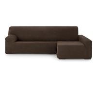 ECOMMERC3 Chaiselong Housse de canapé Universelle et Polyvalente avec accoudoir Long Droit, Marron