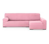 ECOMMERC3 Chaiselong Housse de canapé Universelle et Polyvalente avec accoudoir Long Droit, Rose