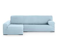ECOMMERC3 Chaiselong Housse de canapé Universelle et Polyvalente avec accoudoir Long Gauche Bleu Ciel Protecteur Facile à Placer pour Dossier, siège et accoudoirs