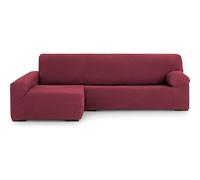 ECOMMERC3 Chaiselong Housse de canapé Universelle et Polyvalente avec accoudoir Long Gauche Bordeaux