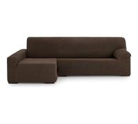 ECOMMERC3 Chaiselong Housse de canapé Universelle et Polyvalente avec accoudoir Long Gauche Marron