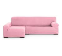 ECOMMERC3 Chaiselong Housse de canapé Universelle et Polyvalente avec accoudoir Long Gauche Rose