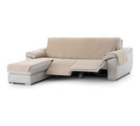 ECOMMERC3 Chaiselong Mini I&D Housse de canapé matelassée Écru avec Ajustement, Confort et Style