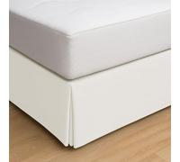 ECOMMERC3 Couvre canapé lit 140 cm, Taille Jupon, 140 x 190/200 cm, Blanc, Ajustement antidérapant et Respirant, fabriqué en Espagne