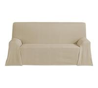 ECOMMERC3 Couvre-lit Multifonction léger et élégant pour canapé ou lit 180 x 260 cm Beige