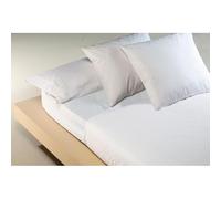 ECOMMERC3 Drap de Dessus pour lit de 135 cm - Drap Plat Couleur Blanc Doux, résistant et Facile d'entretien