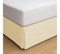 ECOMMERC3 Drap-Housse de canapé 100% fabriqué en Espagne pour lit 200 x 190/200 cm Beige Ajustement antidérapant et Respirant