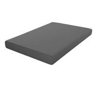 ECOMMERC3 Drap-Housse Extra Doux et Confortable pour lit de 105 cm - Couleur Anthracite fabriqué en Espagne, réglable, Facile à Laver et résistant
