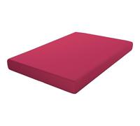 ECOMMERC3 Drap-Housse Extra Doux et Confortable pour lit de 105 cm - Couleur Cerise, fabriqué en Espagne, réglable, Facile à Laver et résistant