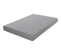ECOMMERC3 Drap-Housse Extra Doux et Confortable pour lit de 150 cm - Couleur Gris argenté fabriqué en Espagne, réglable, Facile à Laver et résistant