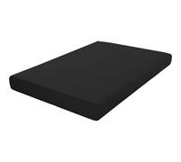 ECOMMERC3 Drap-Housse Extra Doux et Confortable pour lit de 160 cm - Couleur : Noir, fabriqué en Espagne, réglable, Facile à Laver et résistant