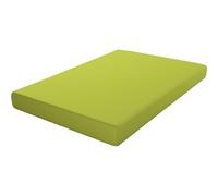 ECOMMERC3 Drap Housse lit 150 cm Coton Polyester Extra Doux | Pistache