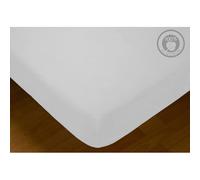 ECOMMERC3 Drap-Housse pour lit de 120 cm - Drap-Housse Couleur Blanc Douceur, résistance et Confection 100% fabriquée en Espagne