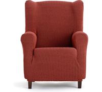 ECOMMERC3 Housse bi-élastique pour Fauteuil à Oreilles Super élastique - Housse de Fauteuil à Oreilles Couleur chaudière Adaptable, Respirante et Facile à Placer avec des mousses de Fixation et des