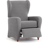 ECOMMERC3 Housse bi-élastique pour Fauteuil de Relaxation Super élastique - Housse de Fauteuil de Relaxation Couleur Grise Adaptable, Respirante et Facile à Installer avec des mousses de Fixation et