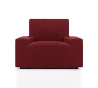 ECOMMERC3 Housse de canapé 1 Place 70-110 cm, Effet canapé, Couleur Bordeaux, Installation Facile, Ajustement