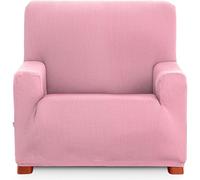 ECOMMERC3 Housse de canapé 1 Place Universelle et Polyvalente - Housse de canapé de Couleur Rose protectrice Facile à Placer pour Dossier, siège et accoudoirs