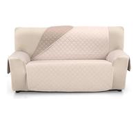 ECOMMERC3 Housse de canapé 2 Places Super réglable - Housse de canapé 2 Places réversible, Couleur Lin/Cuir rembourrée et Extra Douce, 100% fabriquée en Espagne
