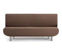 ECOMMERC3 Housse de canapé 3 Places clic-clac Super élastique - Couleur Marron idéale pour canapé lit, clic-clac ou Livre, Respirante et Facile à Installer