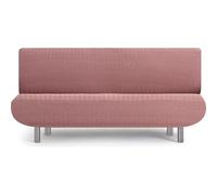 ECOMMERC3 Housse de canapé 3 Places clic-clac, Super élastique, Respirante et Facile à Installer, idéale pour canapé, lit, clic-clac ou Livre, Rose