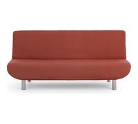 ECOMMERC3 Housse de canapé 3 Places clic clac Universelle et Polyvalente - Housse de canapé Couleur chaudière protectrice Facile à Installer pour Dossier, siège et accoudoirs