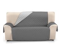 ECOMMERC3 Housse de canapé 4 Places XL, Super réglable, réversible, Couleur Gris/Anthracite, rembourrée et Extra Douce, fabriquée en Espagne