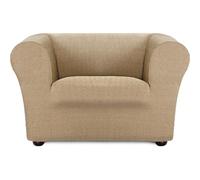 ECOMMERC3 Housse de canapé bi-élastique, super élastique, pour canapé Chester et Klippan - Couleur beige - Protecteur anti-usure et respirant, ajustement maximum avec mousses de fixation et élastiques