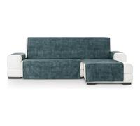 ECOMMERC3 Housse de canapé Chaiselong Extra Droite Universelle et Polyvalente - Protection Facile à Placer pour Dossier, siège et accoudoirs - Bleu