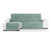 ECOMMERC3 Housse de canapé Chaiselong Extra Gauche Universelle et Polyvalente - Couleur Aigue-Marine - Protecteur Facile à Placer pour Dossier, siège et accoudoirs