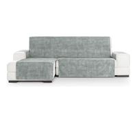 ECOMMERC3 Housse de canapé Chaiselong Extra Gauche Universelle et Polyvalente - Housse de canapé Chaiselongue Gris Perle Protecteur Facile à Placer pour Dossier, siège et accoudoirs