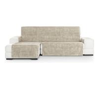 ECOMMERC3 Housse de canapé Chaiselong Extra Gauche Universelle et Polyvalente - Housse de canapé Chaiselongue Couleur écru, Protecteur Facile à Placer pour Dossier, siège et accoudoirs