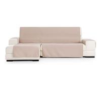 ECOMMERC3 Housse de canapé Chaiselong Extra Gauche Universelle et Polyvalente - Protection Facile à Placer pour Dossier, siège et accoudoirs Beige