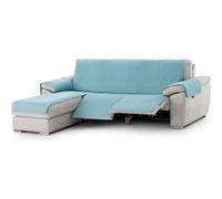 ECOMMERC3 Housse de canapé Chaiselong Mini Gauche rembourrée et antidérapante Turquoise Protection complète, Confort et Style, réglable et Lavable