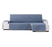 ECOMMERC3 Housse de canapé Chaiselong Normale Droite Universelle et Polyvalente - Housse de canapé Chaiselongue Bleue protectrice Facile à Placer pour Le Dossier, l'assise et Les Bras