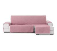ECOMMERC3 Housse de canapé Chaiselong Normale Droite Universelle et Polyvalente - Housse de canapé Chaiselongue Couleur Rose Protecteur Facile à Placer pour Le Dossier, l'assise et Les Bras