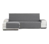 ECOMMERC3 Housse de canapé Chaiselong Normale Gauche Ajustement élastique - Housse de canapé Chaiselong Normale Gauche pour Dossier, siège et accoudoirs, Couleur Grise, Gris
